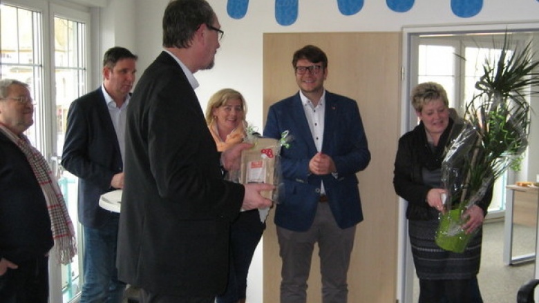 Landtagsabgeordnete Volker Tiefensee eröffnete Bürgerbüro in Schkeuditz