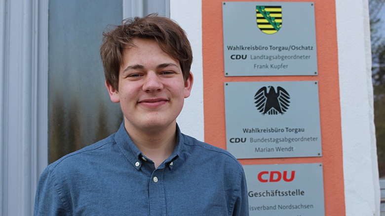 Praktikant Ben Schwarz