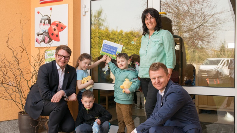 Schlaumäuse zu Gast in der Krostitzer Kita