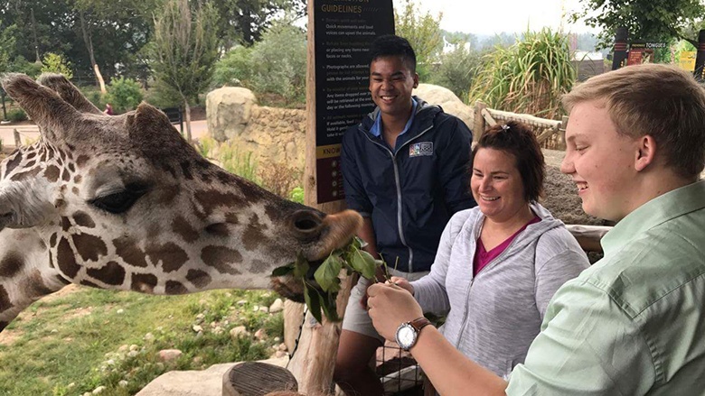 PPP Teilnehmer Jonas Scheibe Zoobesuch