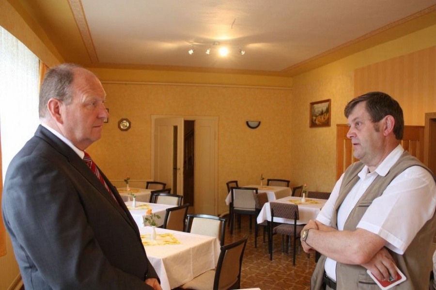 Besuch Klaus Brähmig, Vorstellung Wahlkampf