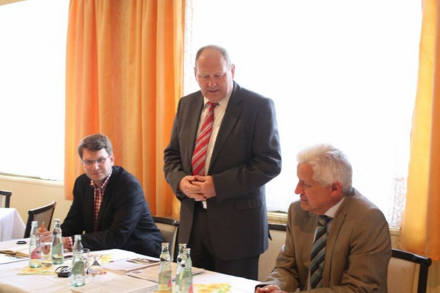 Besuch Klaus Brähmig, Vorstellung Wahlkampf
