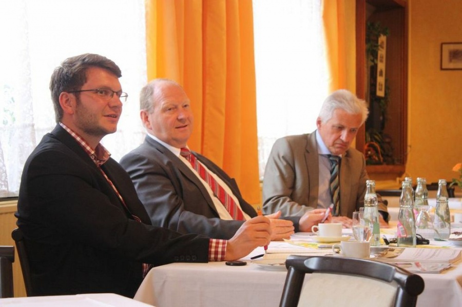 Besuch Klaus Brähmig, Vorstellung Wahlkampf