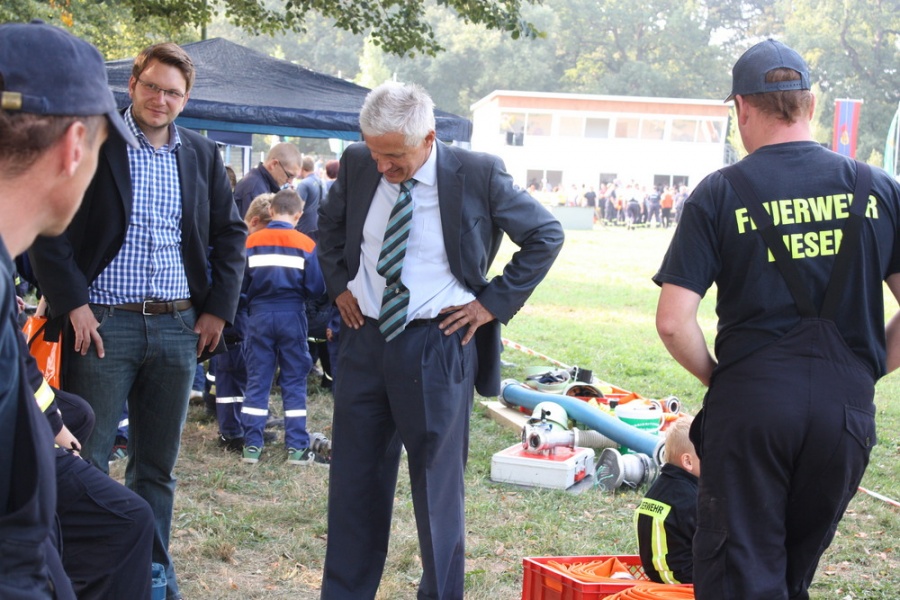 Kreisfeuerwehrausscheid und Fliegerfest in Oschatz