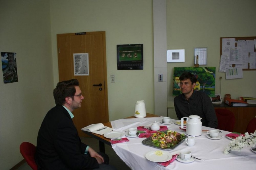 Gespräch mit Wohnheimleiter CSW Wermsdorf