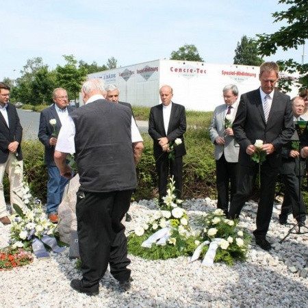 Einweihung Gedenkstein &quot;17. Juni 1953&quot; Taucha