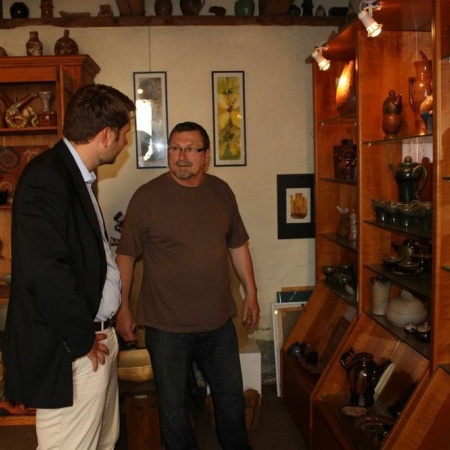 Töpfereibesuch Thibault