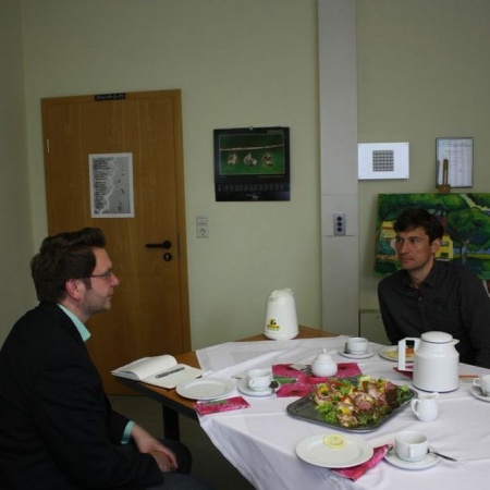 Gespräch mit Wohnheimleiter CSW Wermsdorf