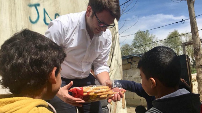 Marian Wendt besucht Flüchtlingslager im Libanon