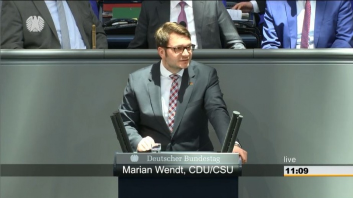 Rede zum Linksextremismus im Bundestag