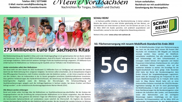 Mein Nordsachsen Ausgabe 1 2019