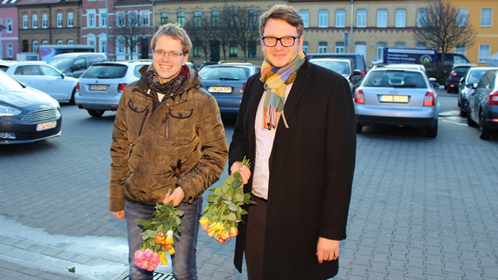 Praktikant Fabian Fischer
