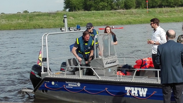 Technisches Hilfswerk Boot