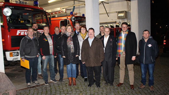 Abgeordnete bei Feuerwehr Belgern