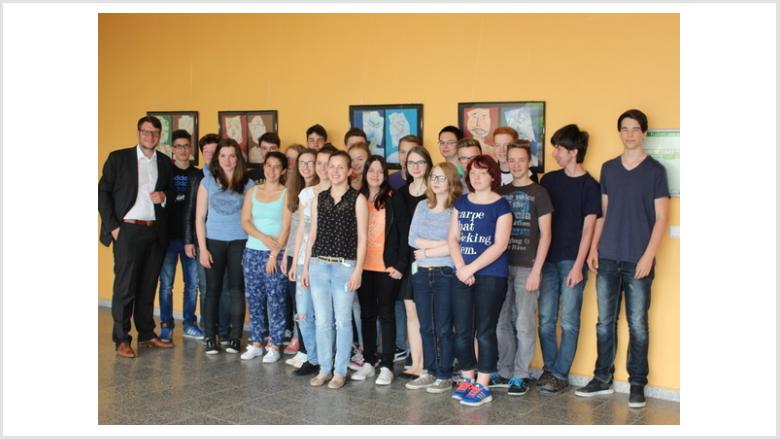 Eilenburger Gymnasiasten mit Marian Wendt im Gespräch über Europa Eilenburger Gymnasiasten mit Marian Wendt im Gespräch über Europa