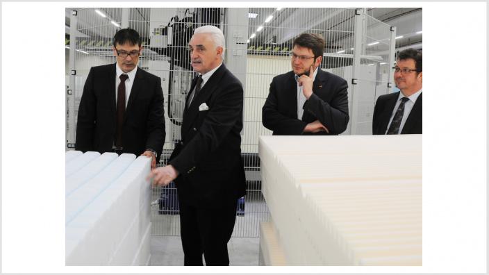 Unternehmensbesuch bei f.a.n. Frankenstolz Schlafkomfort H. Neumeyer GmbH & Co. KG, Zweigstelle Oschatz