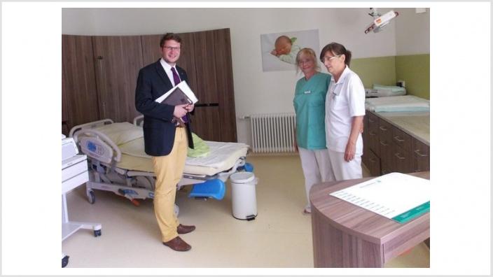 Kinderstation und Traumazentrum des Kreiskrankenhauses Torgau waren im Fokus